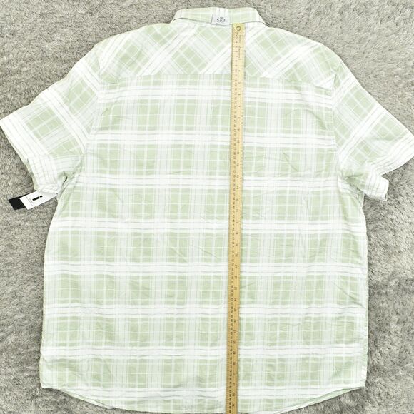 NEW Buffalo David Bitton Men's Big & Tall 2XLT Button Shirt Short Sleeve Plaid G - Picture 4 of 8